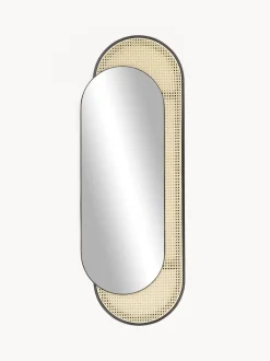 Specchio Ovale Da Parete Con Intreccio Viennese Esma