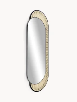 Specchio Ovale Da Parete Con Intreccio Viennese Esma