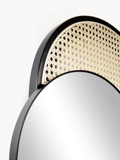 Specchio Ovale Da Parete Con Intreccio Viennese Esma