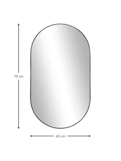 Specchio Ovale Da Parete Lucia