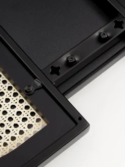 Specchio Ovale Da Parete Con Intreccio Viennese Esma