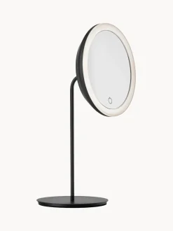 Specchio Per Trucco Rotondo A Batteria Con Ingrandimento E Illuminazione Maguna