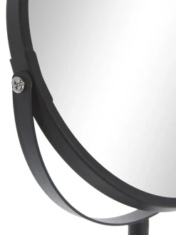 Specchio Per Trucco Rotondo Con Ingrandimento E Base In Metallo Classic