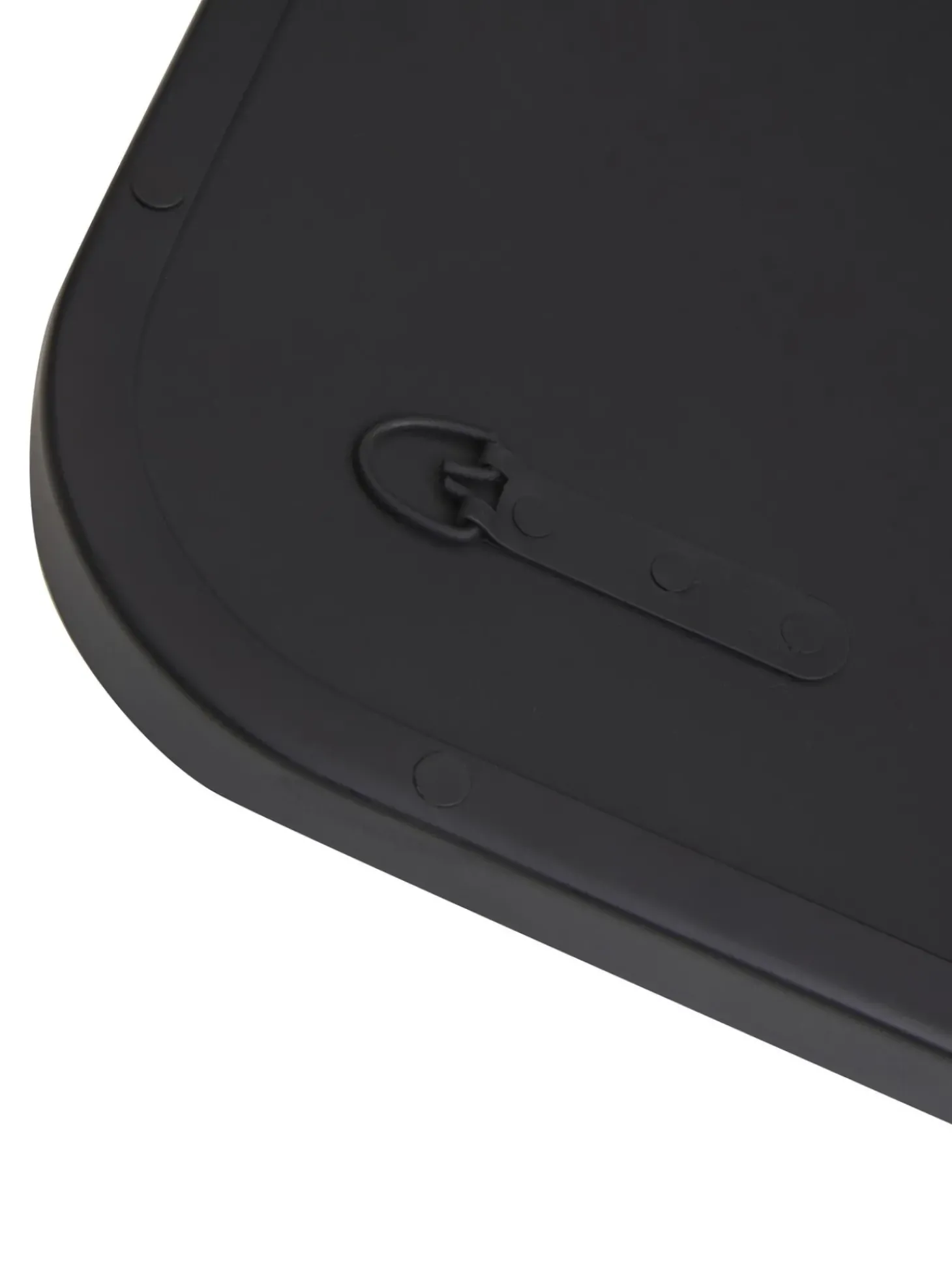 Specchio Quadrato Da Parete Con Cornice In Metallo Nero Ivy