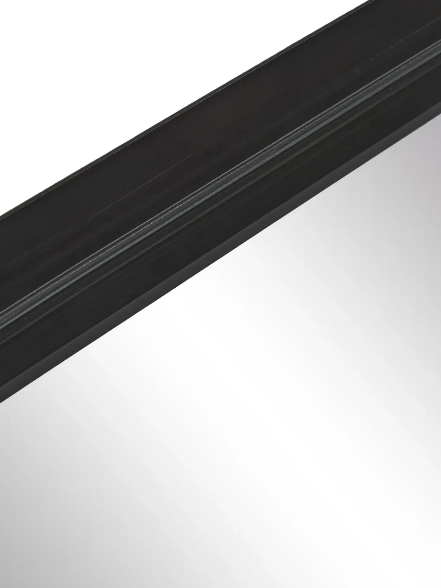 Specchio Quadrato Da Parete Con Cornice In Metallo Nero Ivy