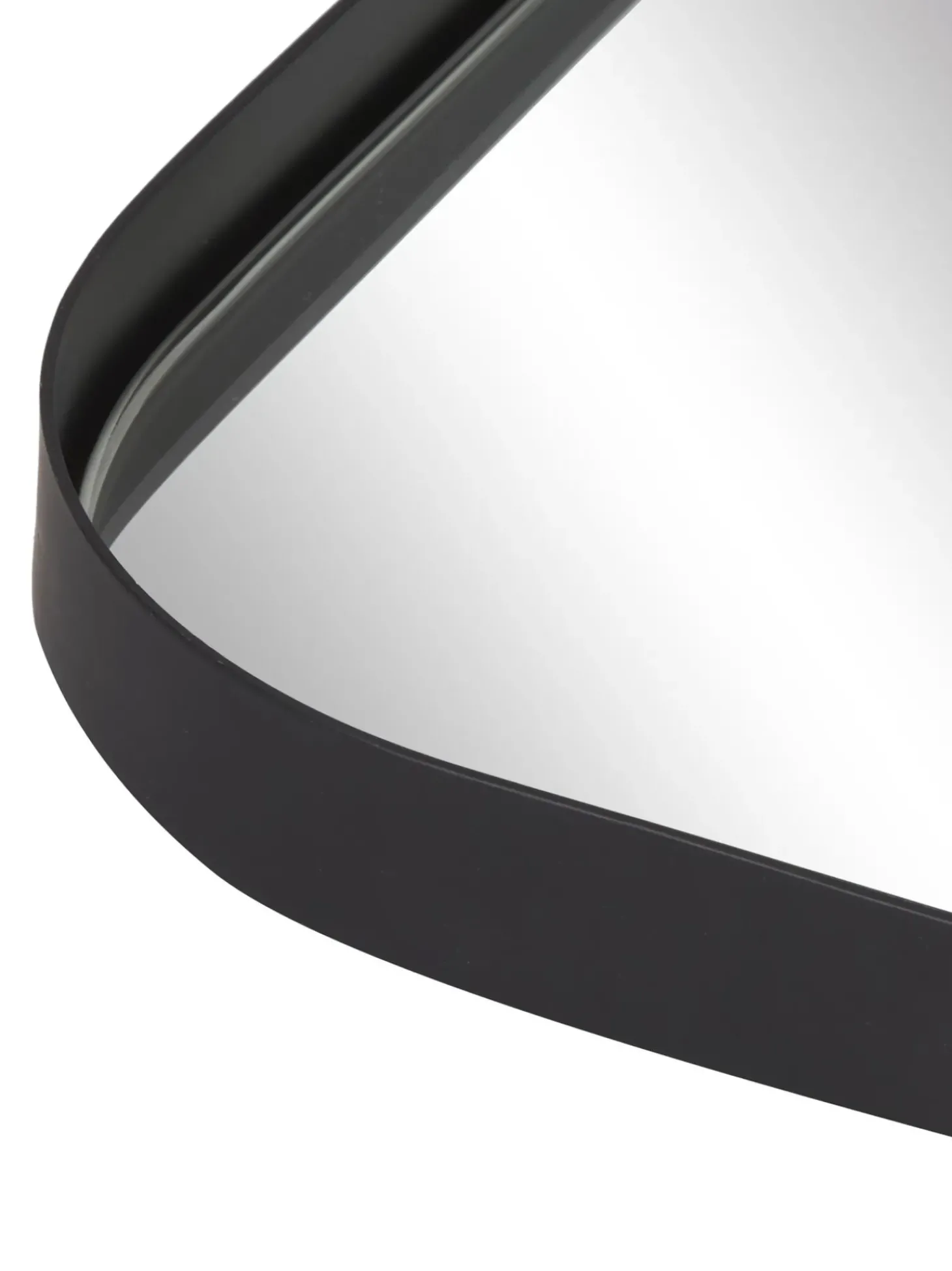 Specchio Quadrato Da Parete Con Cornice In Metallo Nero Ivy