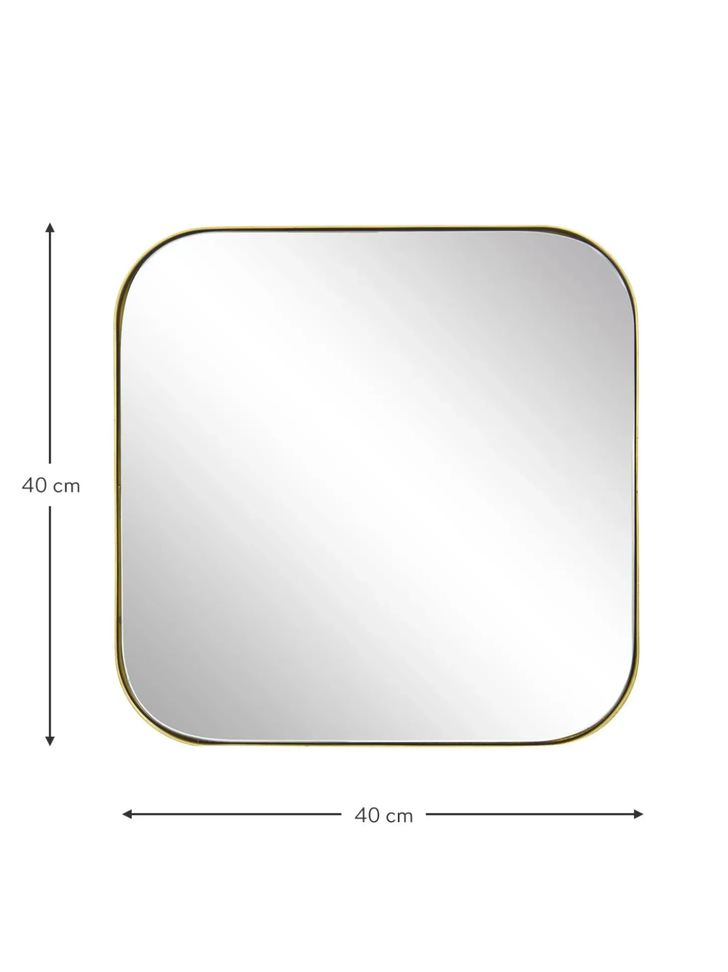 Specchio Quadrato Da Parete Ivy