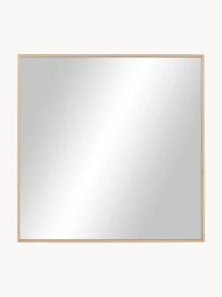 Specchio Rettangolare Da Parete Con Cornice In Legno Di Quercia Marrone Avery