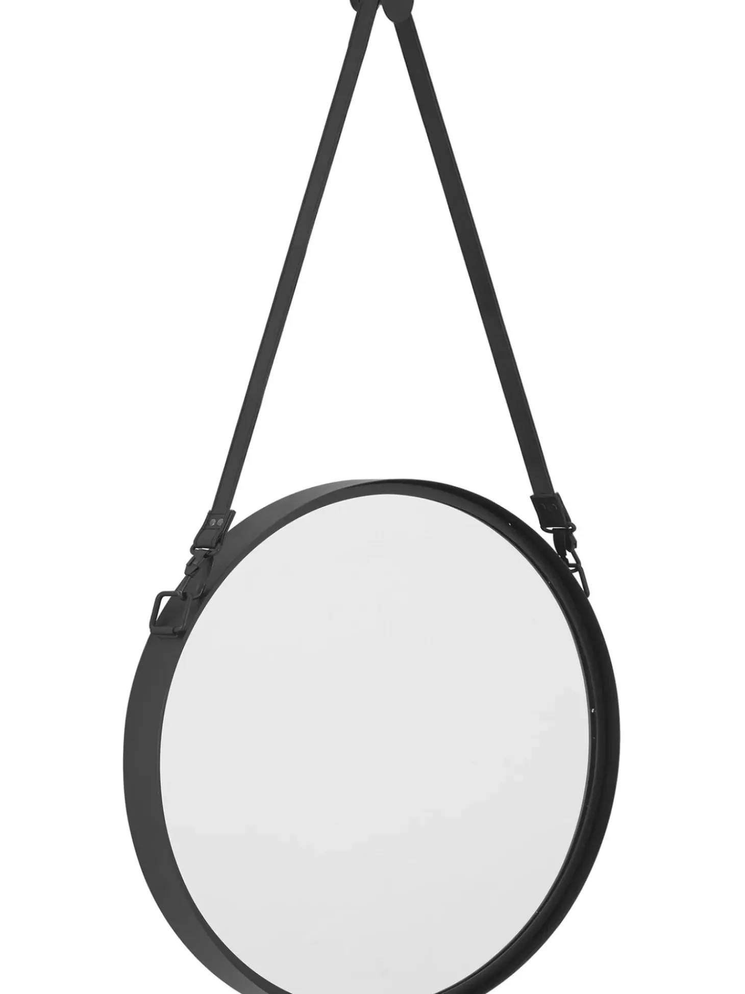 Specchio Rotondo Da Parete Con Cinghia Per Appenderlo Liz