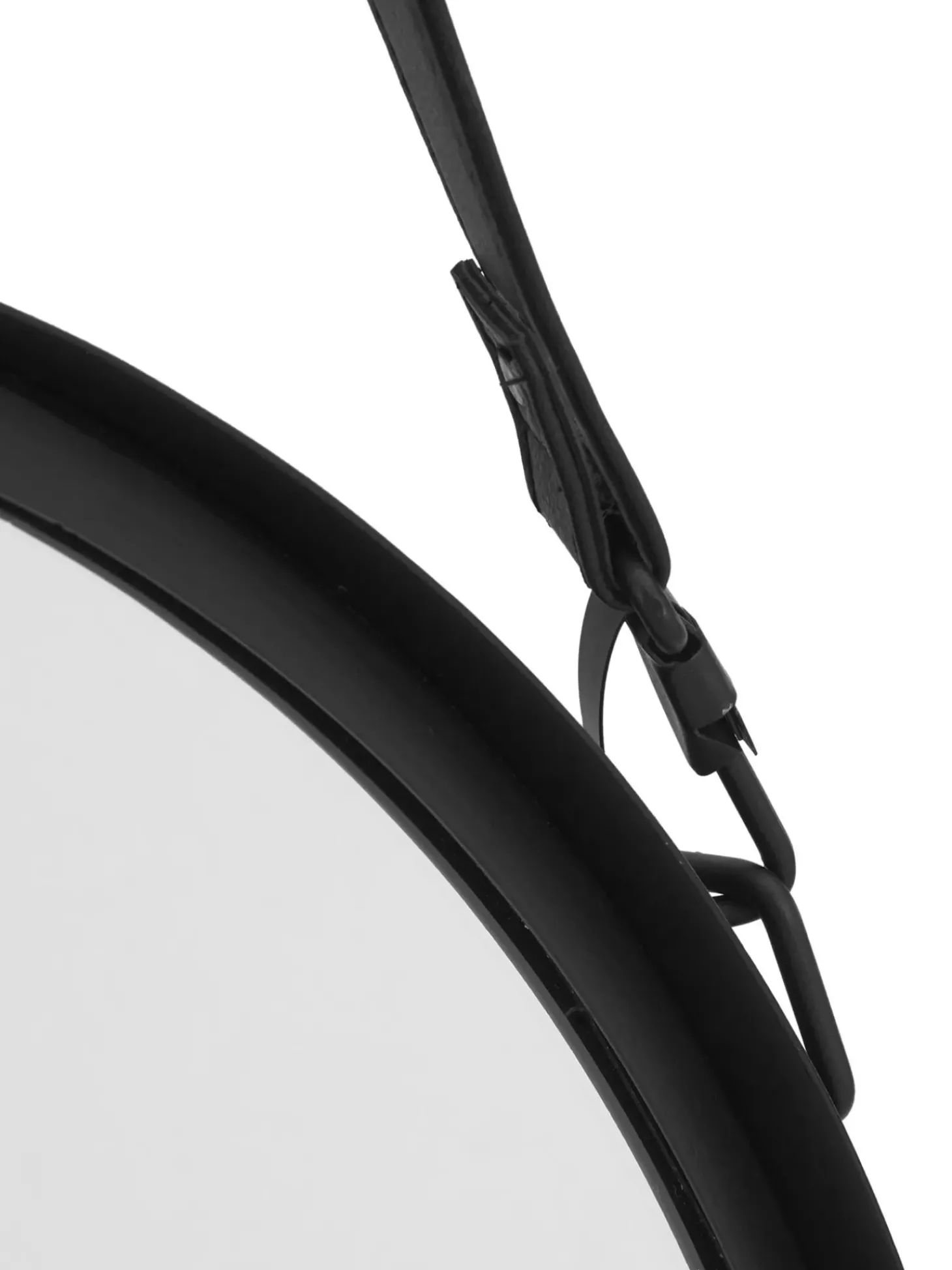 Specchio Rotondo Da Parete Con Cinghia Per Appenderlo Liz
