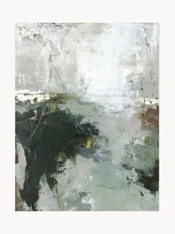 Stampa Su Tela Dipinta A Mano Freja Green Gate