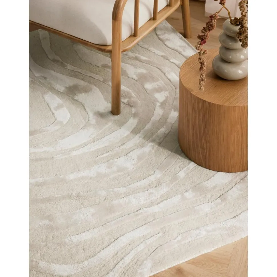 Tappeto A Pelo Corto Con Motivo A Rilievo Winola