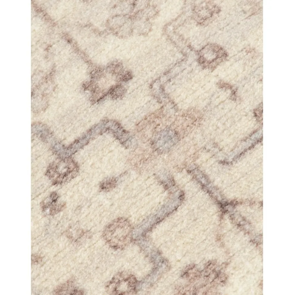 Tappeto A Pelo Corto Tessuto A Mano Con Ornamenti Rosalie