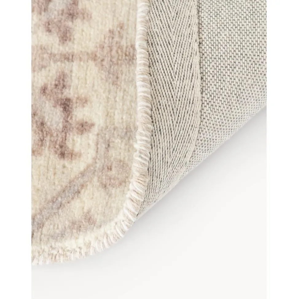 Tappeto A Pelo Corto Tessuto A Mano Con Ornamenti Rosalie