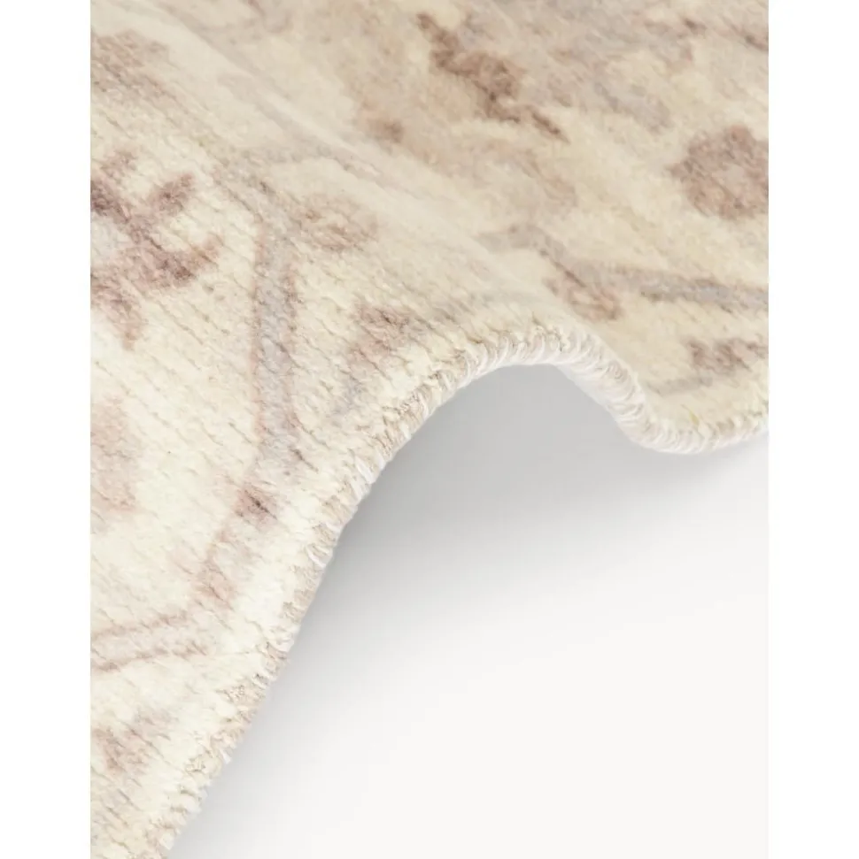 Tappeto A Pelo Corto Tessuto A Mano Con Ornamenti Rosalie