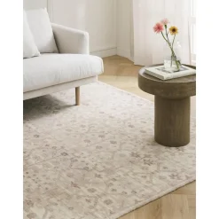 Tappeto A Pelo Corto Tessuto A Mano Con Ornamenti Rosalie