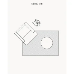 Tappeto A Pelo Corto Tessuto A Mano Willow