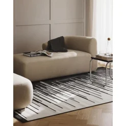 Tappeto Da Interno-Esterno Con Motivo Grafico Praiano