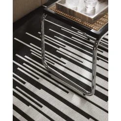 Tappeto Da Interno-Esterno Con Motivo Grafico Praiano