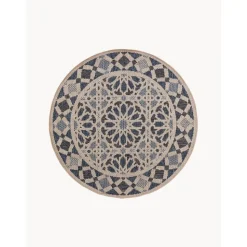 Tappeto Da Interno-Esterno Con Motivo Floreale River