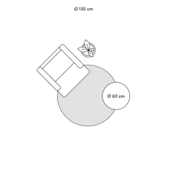 Tappeto Da Interno-Esterno Con Motivo Floreale River