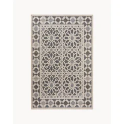 Tappeto Da Interno-Esterno Con Motivo Floreale River