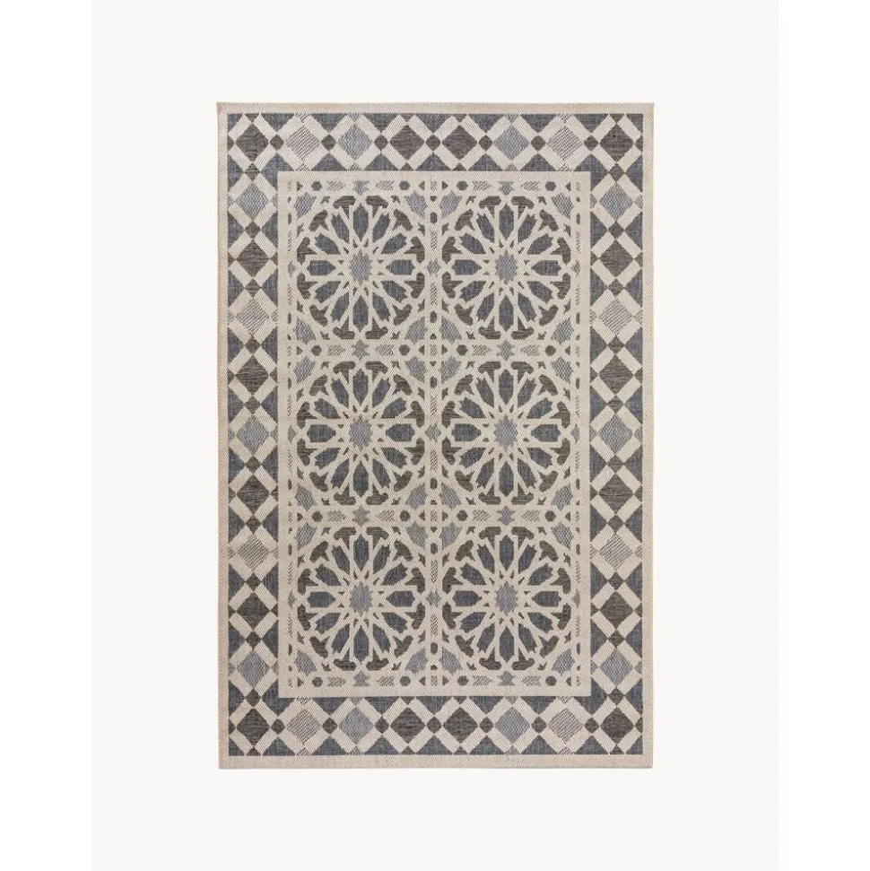 Tappeto Da Interno-Esterno Con Motivo Floreale River