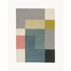 Tappeto Di Design In Lana Taftato A Mano Ometri