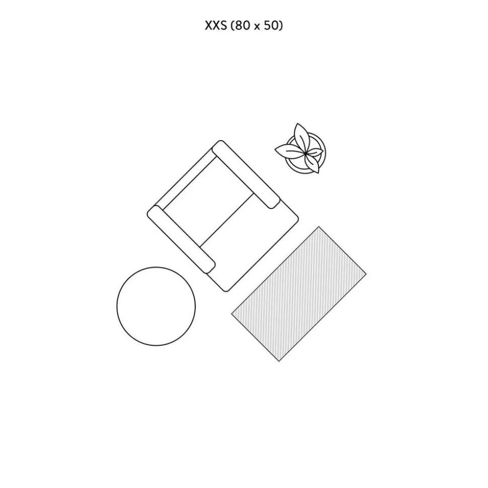 Tappeto In Cotone Sottile Tessuto A Mano Jasmine