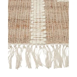 Tappeto In Juta Fatto A Mano Con Frange Kerala