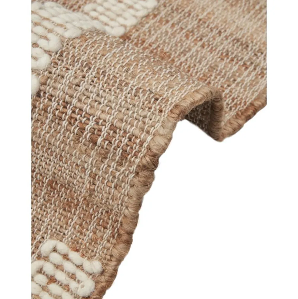 Tappeto In Juta Fatto A Mano Con Frange Kerala