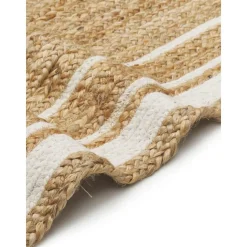 Tappeto In Juta Tessuto A Mano Clover