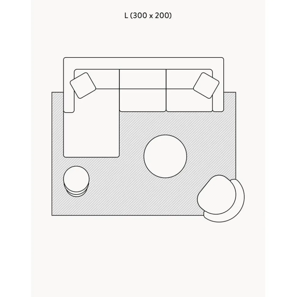 Tappeto In Lana Dalla Forma Organica Kadey