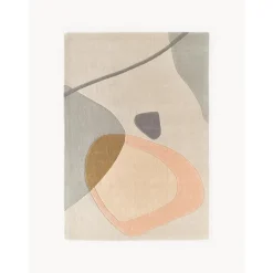 Tappeto In Lana Fatto A Mano Con Motivo Astratto Luke