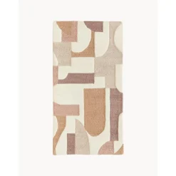 Tappeto In Lana Fatto A Mano Con Motivo A Rilievo Corin