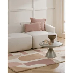 Tappeto In Lana Fatto A Mano Con Motivo A Rilievo Corin