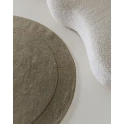 Tappeto In Lana Tessuto A Mano Dalla Forma Organica Shape