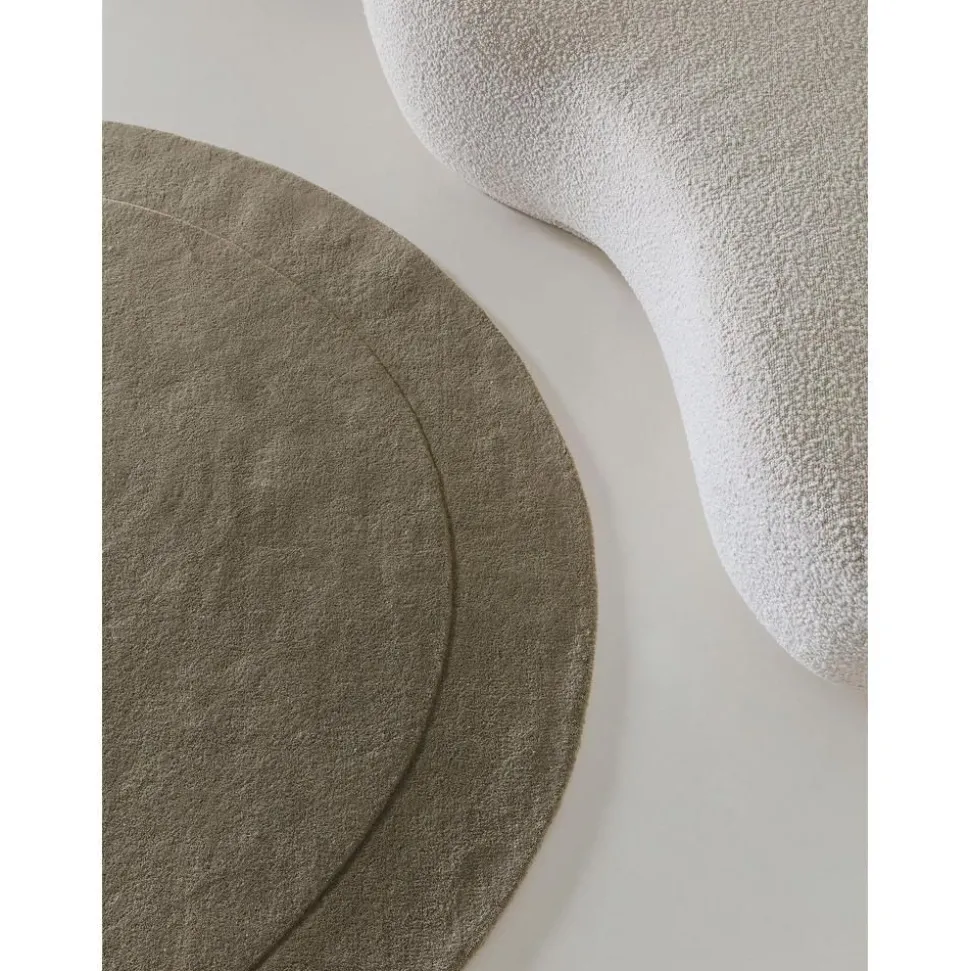 Tappeto In Lana Tessuto A Mano Dalla Forma Organica Shape