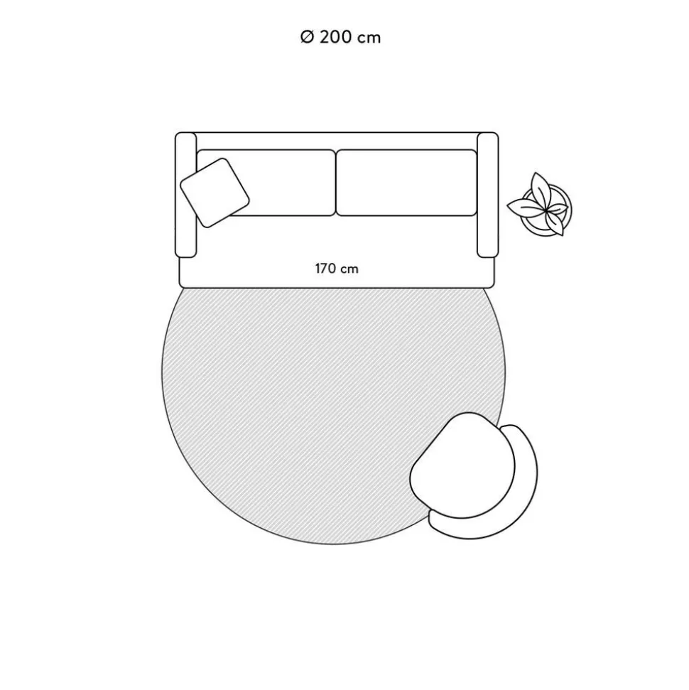 Tappeto In Lana Tessuto A Mano Dalla Forma Organica Shape