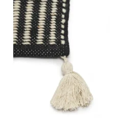 Tappeto In Lana Tessuto A Mano Con Frange Rue