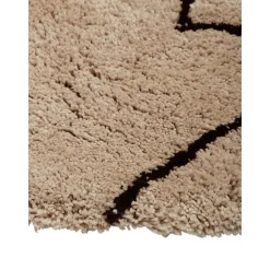 Tappeto Rotondo A Pelo Lungo Fatto A Mano Davin