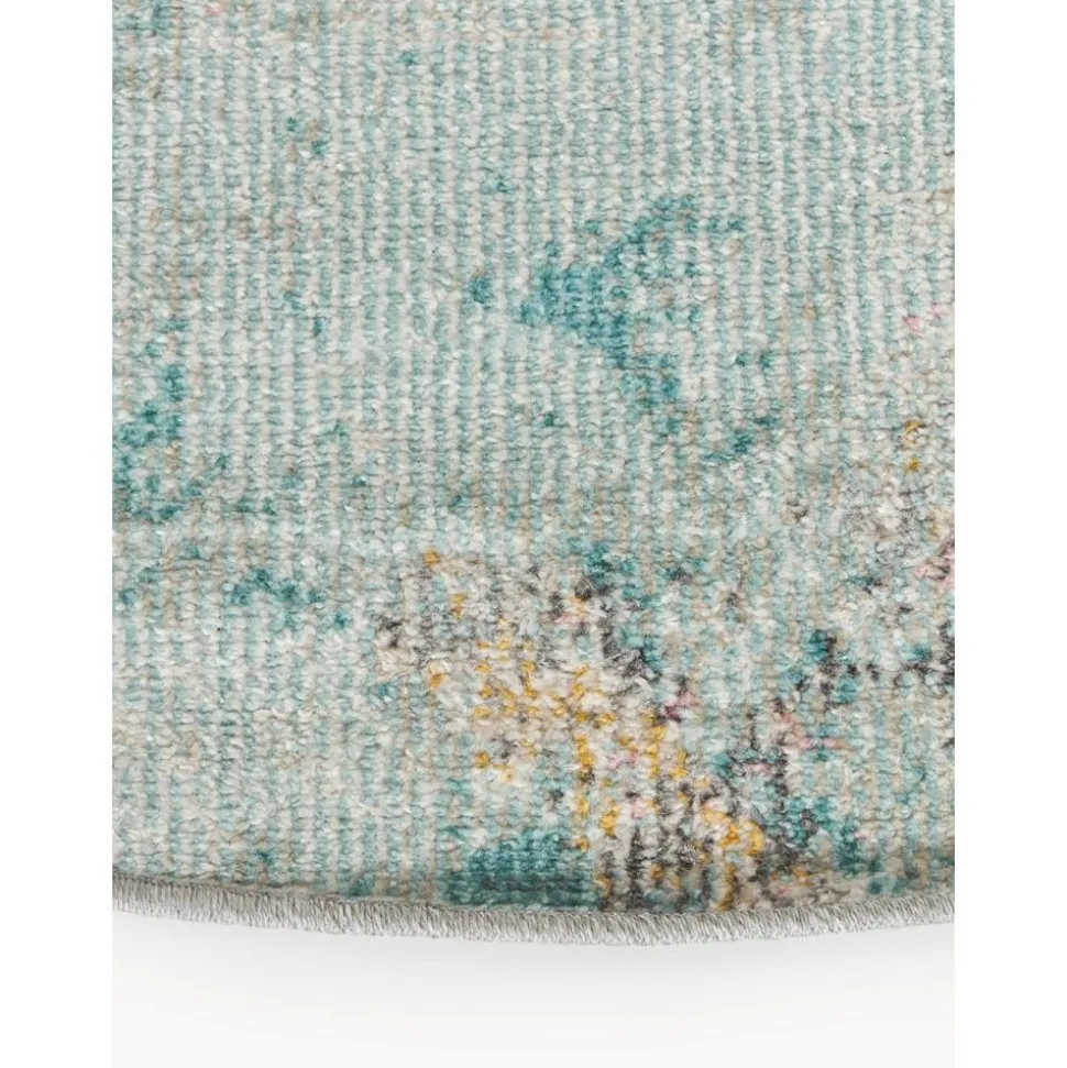 Tappeto Rotondo Da Interno-Esterno Con Sfumatura Di Colore Paris