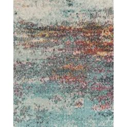 Tappeto Rotondo Da Interno-Esterno Con Sfumatura Di Colore Paris