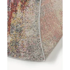 Tappeto Rotondo Da Interno-Esterno Con Sfumatura Di Colore Paris