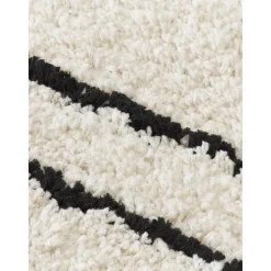 Tappeto Rotondo E Soffice A Pelo Lungo Fatto A Mano Dunya