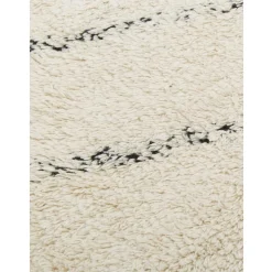 Tappeto Rotondo In Cotone Taftato A Mano Con Motivo Rombi Bina