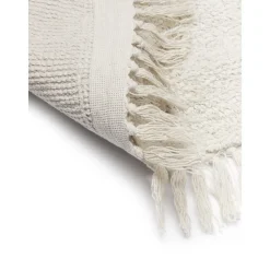 Tappeto Rotondo In Cotone Fatto A Mano Con Frange Daya