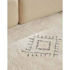 Tappeto Rotondo In Cotone Con Frange Fionn