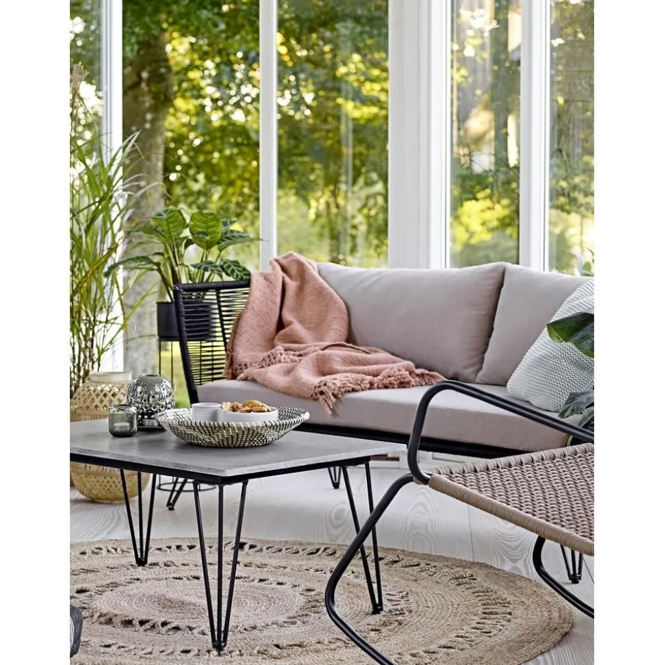 Tappeto Rotondo In Juta Benita