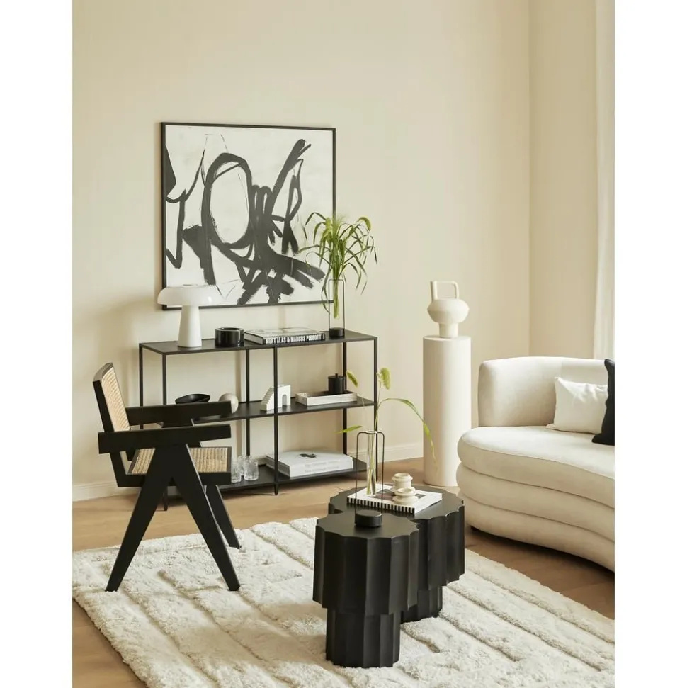 Tappeto Soffice A Pelo Lungo Con Motivo A Rilievo Rialzata Geneve